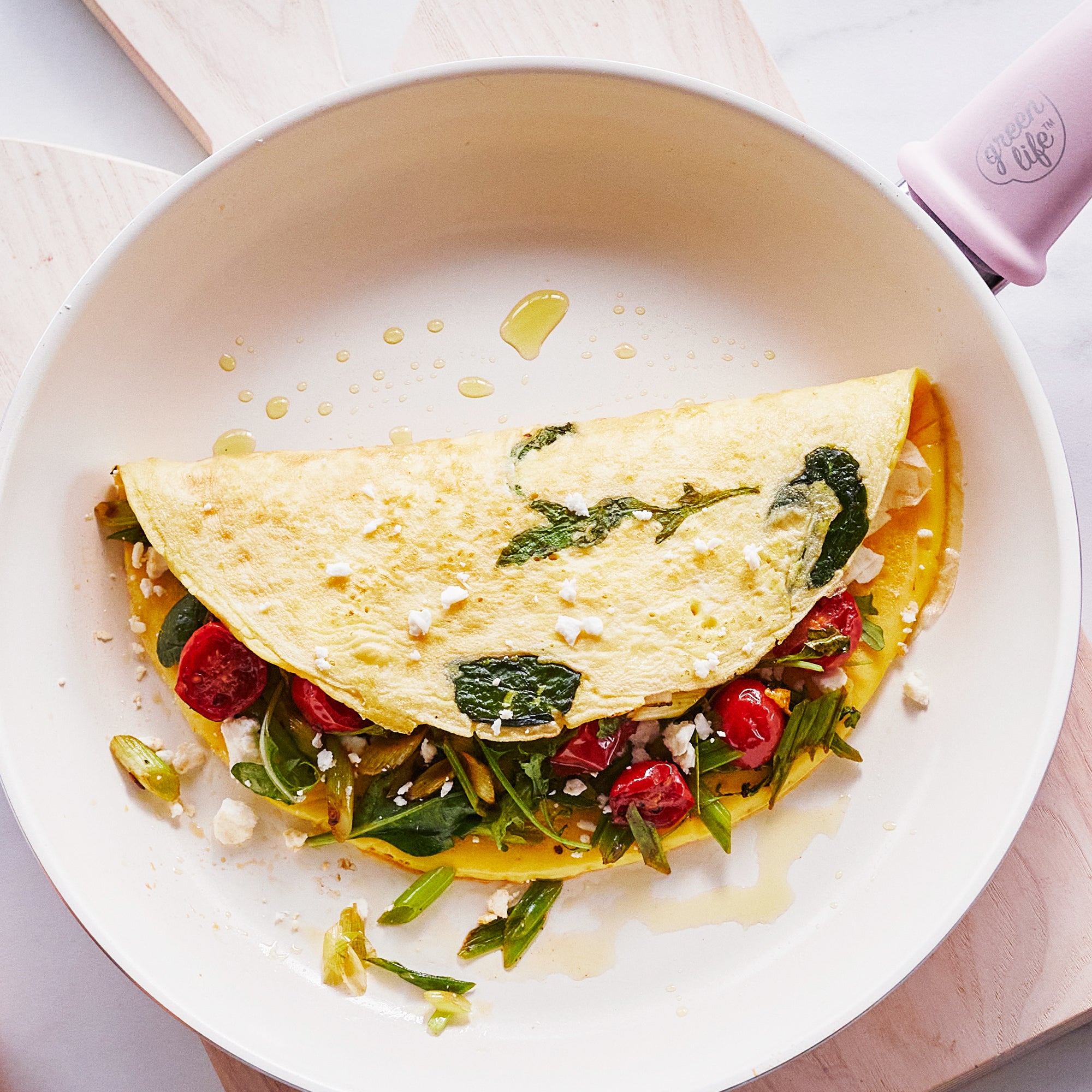 The Cookware Company (USA), LLC | Sautéed Veggie Omelet with Feta
