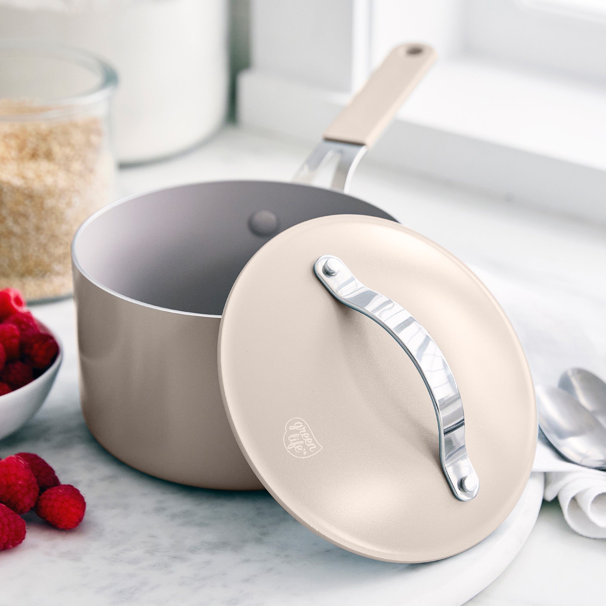 GreenLife | Dream 2QT Saucepan with Lid | GreenLife Cookware