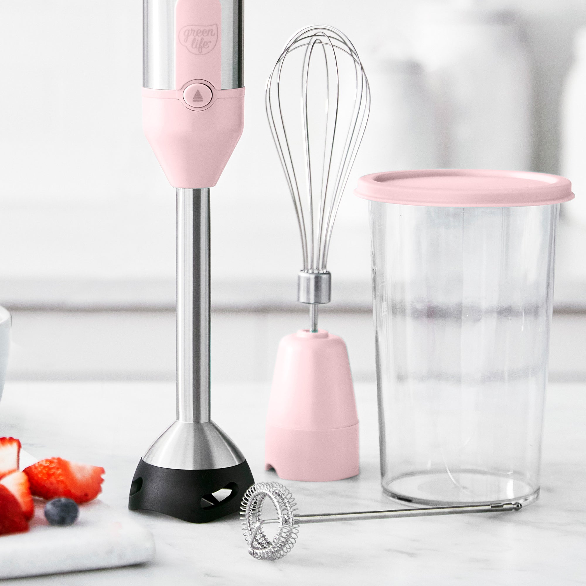 5 Core Handheld Blender, Electric Hand Blender 8-Speed 500W, Immersion Hand  Held Blender Stick with Food Grade Stainless Steel Blades for Perfect for