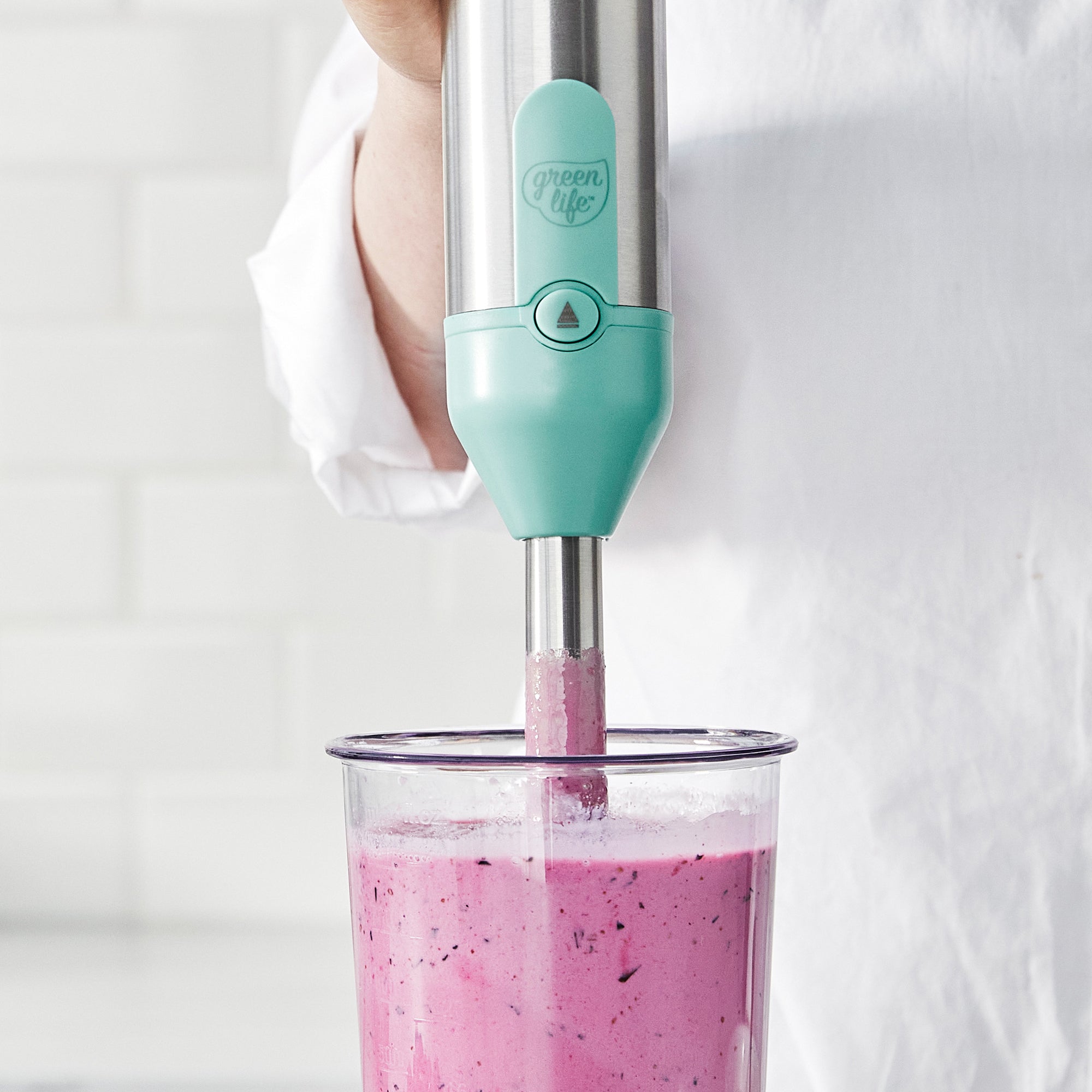 GreenLife Variable Speed Hand Blender, Pink