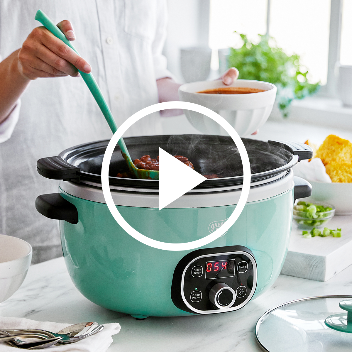 GreenLife  Healthy Cook Duo Slow Cooker