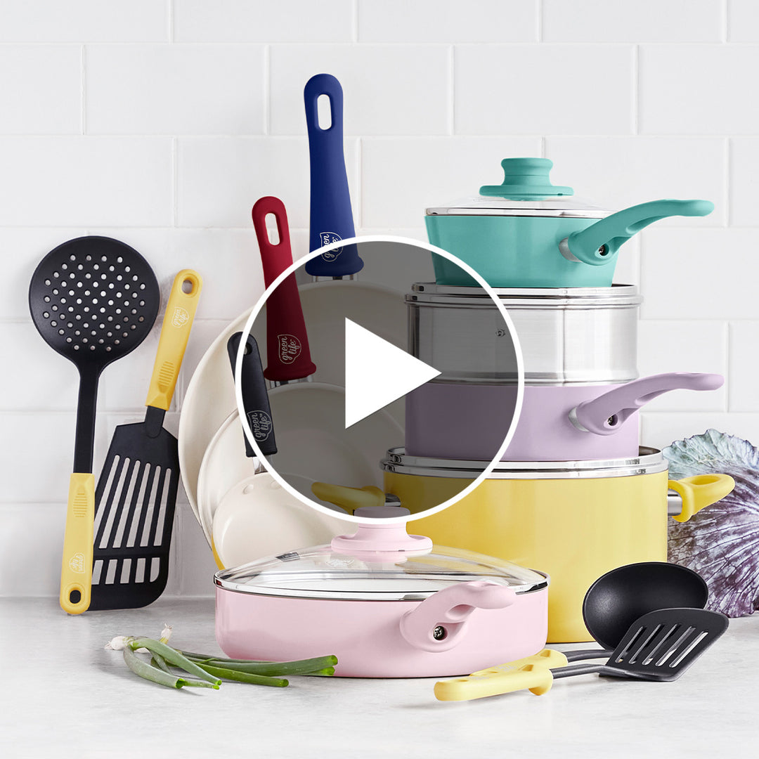 The Cookware Company (USA), LLC | Soft Grip 16-Piece Cookware Set ...