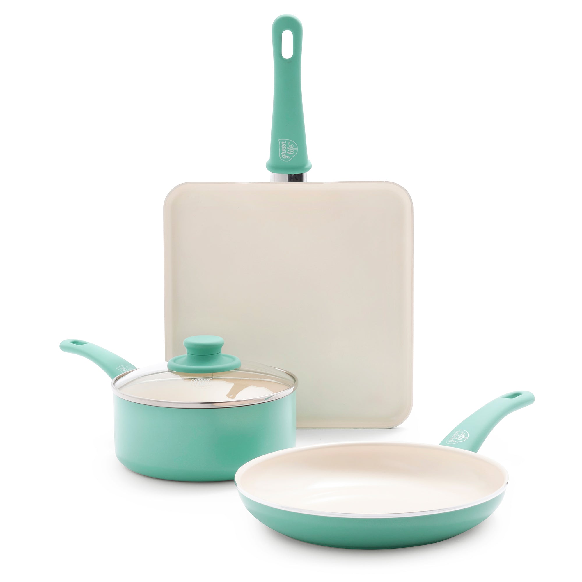 GreenLife  Sandstone 14-Piece Cookware Set