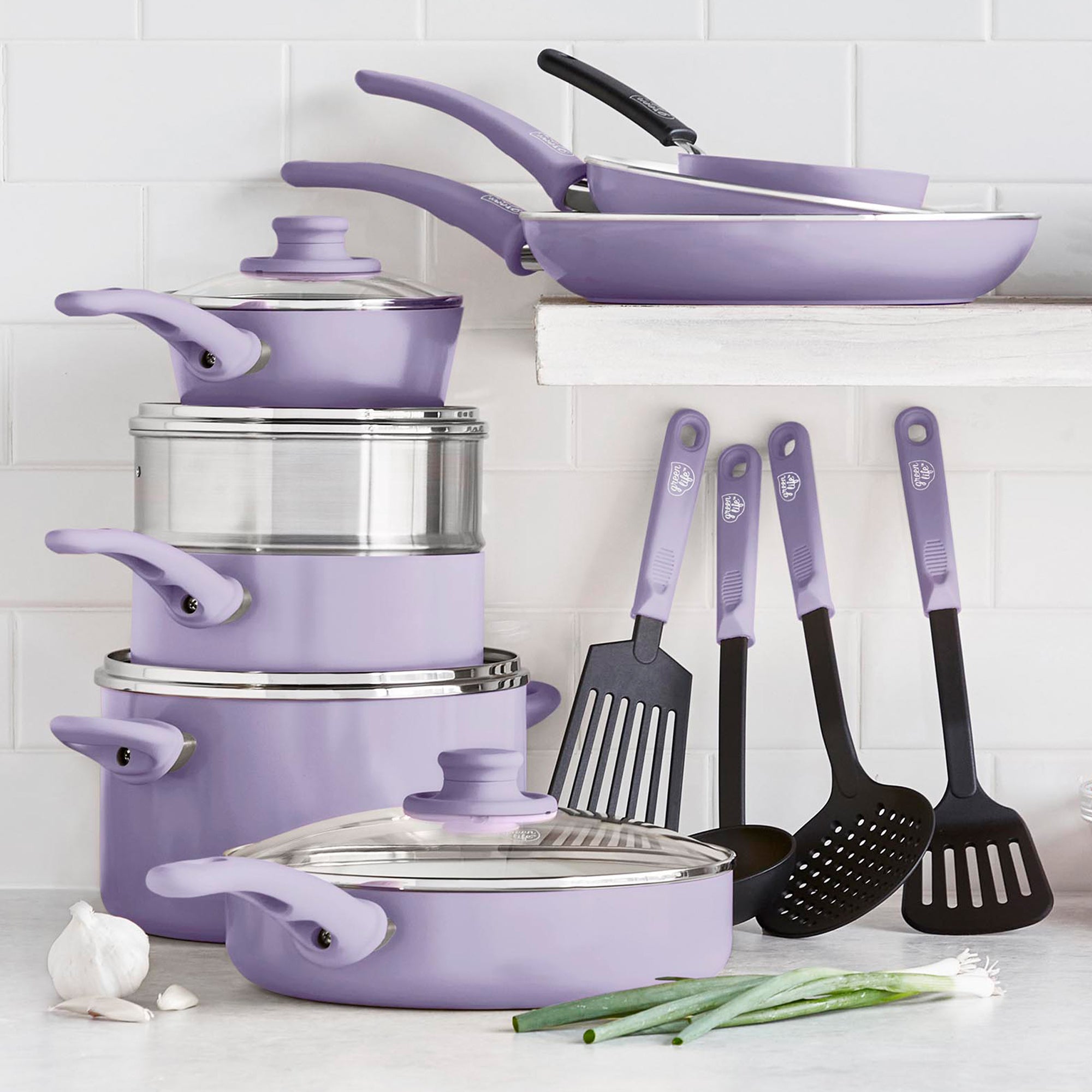 The Cookware Company (USA), LLC | Soft Grip 16-Piece Cookware Set ...