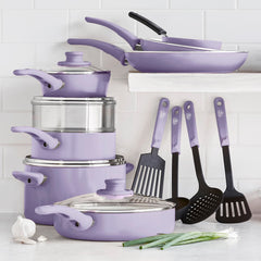 GreenLife Soft Grip Ceramic Non-Stick Cookware Set – product image