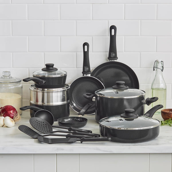 The Cookware Company (USA), LLC | Soft Grip Pro 16-Piece Cookware Set