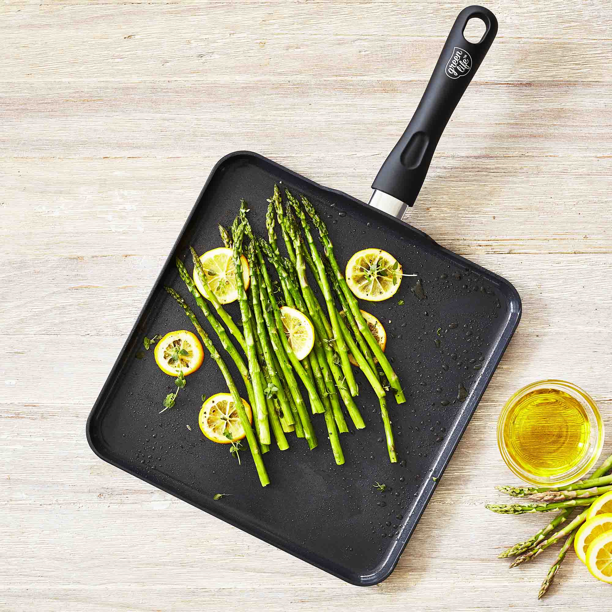 GreenLife Soft Grip 10 Inch Fry Pan, Black - Shop Frying Pans & Griddles at  H-E-B