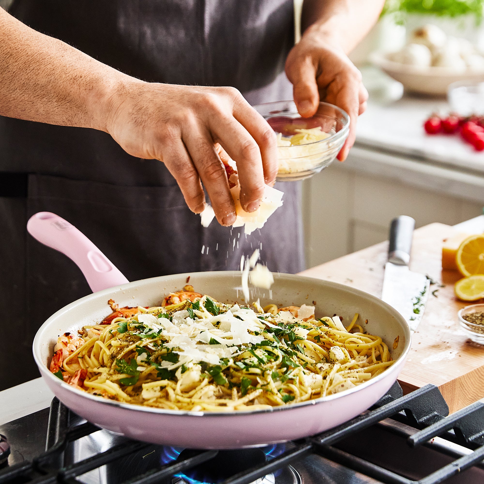  GreenLife Soft Grip Healthy Ceramic Nonstick 12 Frying Pan  Skillet, PFAS-Free, Dishwasher Safe, Turquoise : Everything Else