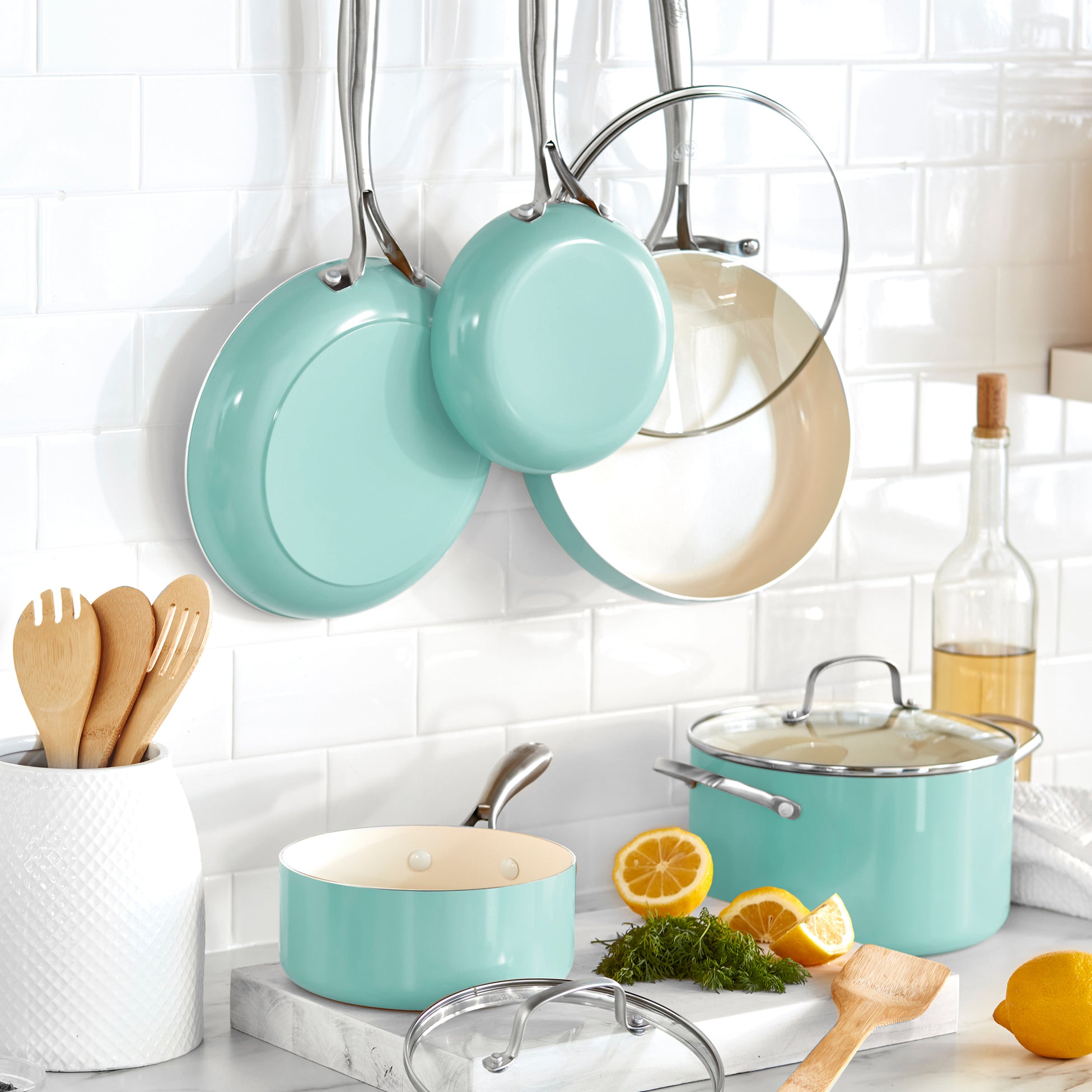 The Cookware Company (USA), LLC Artisan 12Piece Cookware Set GreenLife Cookware