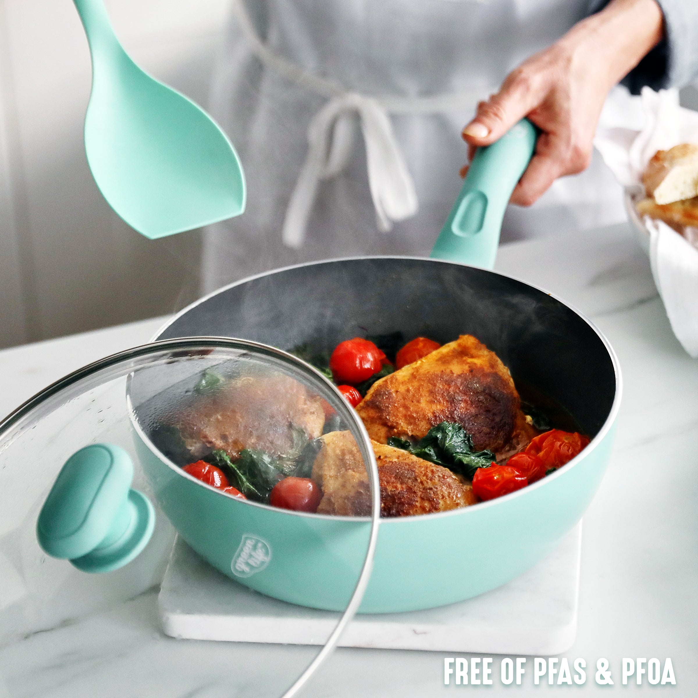 GreenLife  Soft Grip Pro 3-Quart Chef's Pan