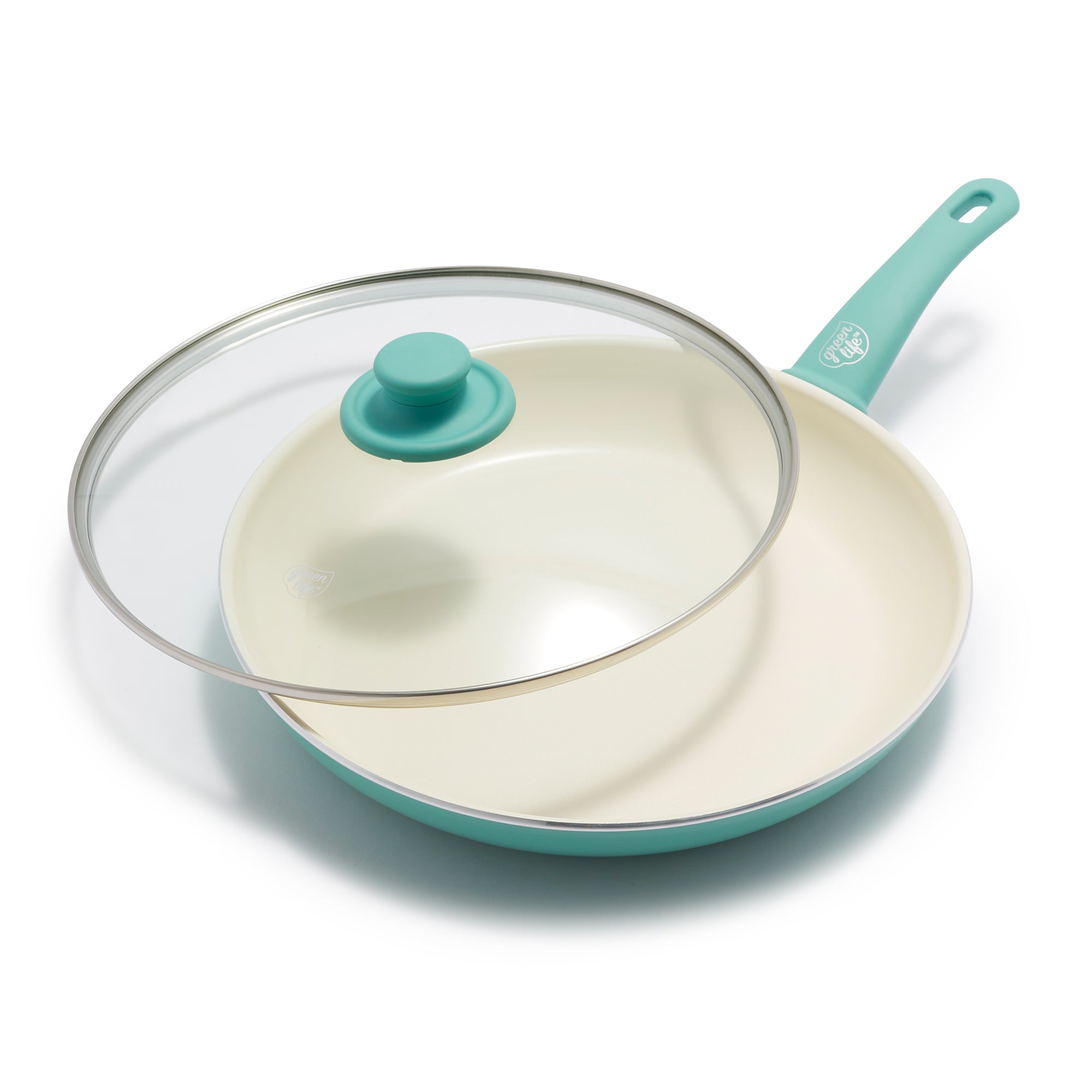 Mini Ceramic Nonstick 5 Round Frypan, Green