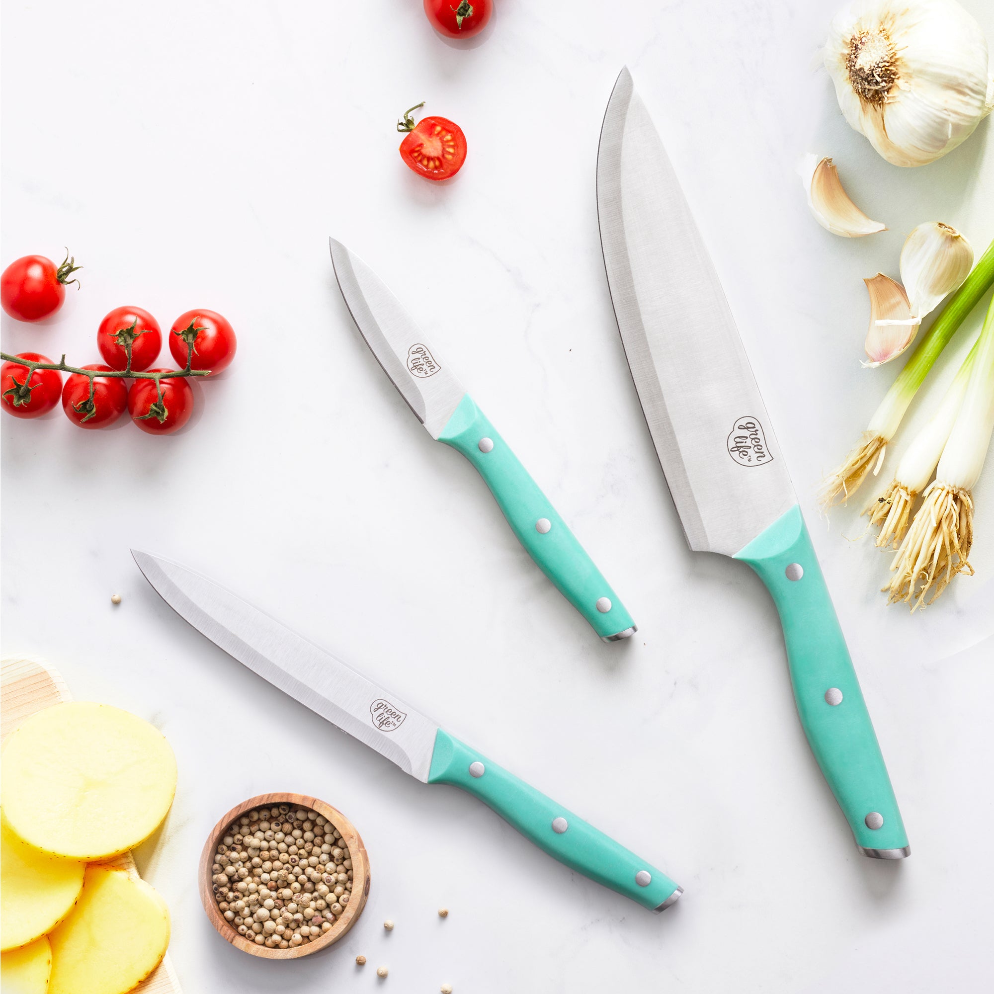 The Pioneer Woman Signature Stainless Steel Chef Knife - Teal - 8 in