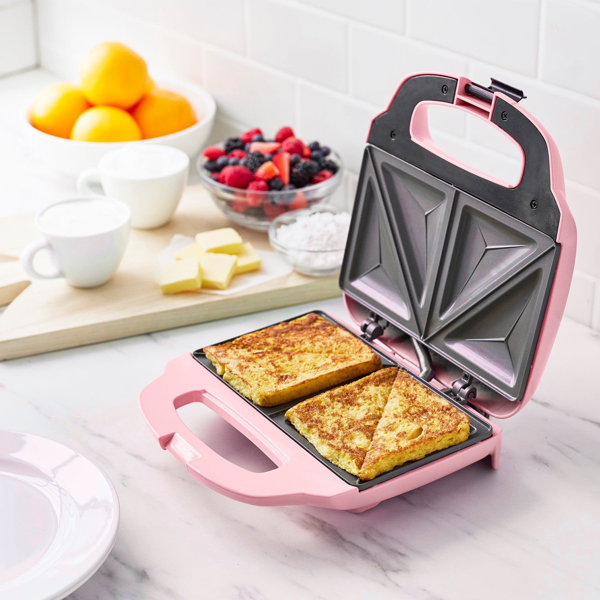 GreenLife Healthy Ceramic Nonstick Electric Waffle and Sandwich